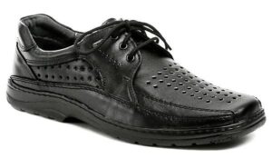 Koma Pánské letní polobotky 519 černá pánská obuv