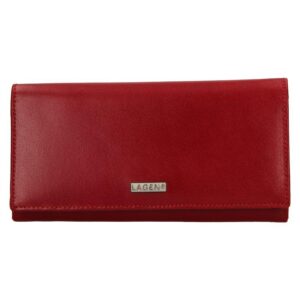 Lagen 50039 červená dámská kožená peněženka