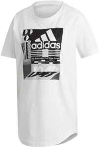 Dámské tričko adidas Graphic Tee Bílá / Černá