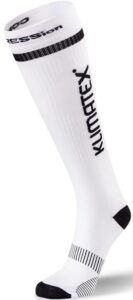 Kompresní ponožky Klimatex COMPRESS2 Bílá / Černá