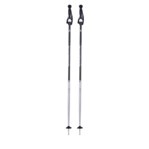 Lyžařské hole BLIZZARD-Allmountain ski poles, black shiny / silver Černá 130 cm 20/21