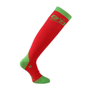 Lyžařské podkolenky (ponožky) BOOT DOC-BD Rasta socks, wide fit 44/45 Zelená