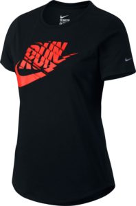 Dámské tričko Nike Orgametric Swoosh Černá / Červená