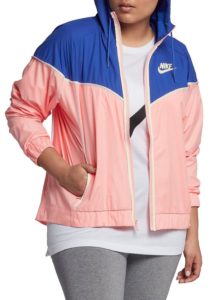 Dámská bunda Nike Sportswear Windrunner Modrá / Růžová