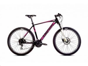 Capriolo Horské jízdní kolo LEVEL 7.2 27,5″/19AL černo-bílo-růžové
