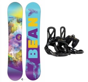 Beany Meadow dívčí snowboard + Beany Kido dětské vázání - 125 cm + XS (EU 25-31)