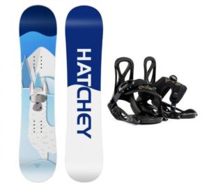 Hatchey Poco Loco dětský snowboard + Beany Kido dětské vázání - 90 cm + XS (EU 25-31)