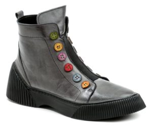 Karyoka 3100 šedé dámské zimní boty - EU 37