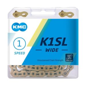 Kmc K1 SL Wide 1/2×1/8 Zlatý BOX řetěz