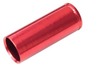 Max1 koncovka bowdenu CNC Alu 5 mm utěsněná červená 100 ks