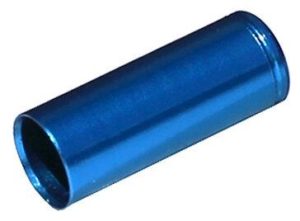 Max1 koncovka bowdenu CNC Alu 5 mm utěsněná modrá 100 ks