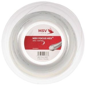 MSV Focus HEX tenisový výplet 200 m bílá - 1