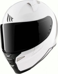 MT Helmets Integrální přilba na motorku Revenge 2 Solid bílá lesklá + sleva 300,- na příslušenství