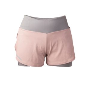 Salming Essential 2-in 1 Shorts Women DustyPink/Grey - L