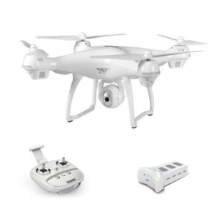 SJ R/C SJ70W – dron s GPS, 1080p a follow me – bílá + 1x akumulátor 2500mAh