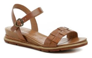 Tamaris 1-28244-28 hnědé dámské sandály na klínku - EU 42