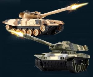 Tanková bitva ABRAMS vs. T90 - maskáčový 1/32 SADA Tanků