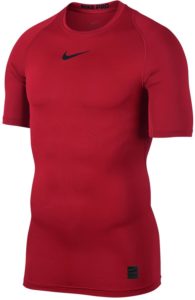 Termo tričko Nike Pro Top s krátkým rukávem Červená