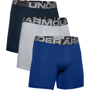 UNDER ARMOUR-UA Charged Cotton 6in 3 Pack-BLU Modrá S
