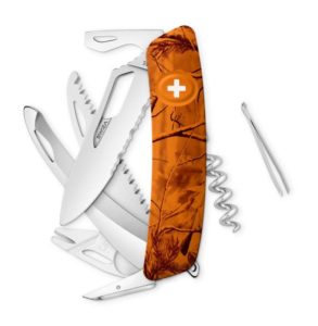 Swiza kapesní nůž SH09TR-HUTT Single Hand orange/pine