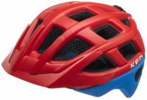 Ked Kailu fiery red blue matt juniorská cyklistická přilba - S (49-53 cm)