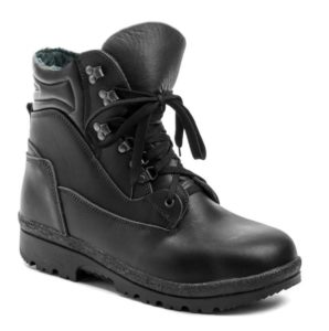 Livex 410 černá líc pánská zimní kotníčková nadměrná obuv - EU 48