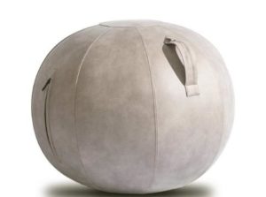 ELJET Designový míč – PU kůže šedá