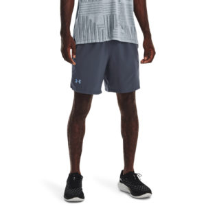 UNDER ARMOUR-UA LAUNCH 7 inch 2-IN-1 SHORT-GRY Šedá L