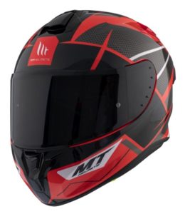 MT Helmets FF106 Pro Targo Pro Podium D5 červeno-černá - S - 55-56 cm
