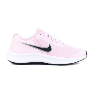 NIKE-Star Runner 3 Jr pink foam/black/white Růžová 40