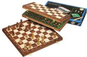 Philos Spiele Šachový set Intarzie 40 cm