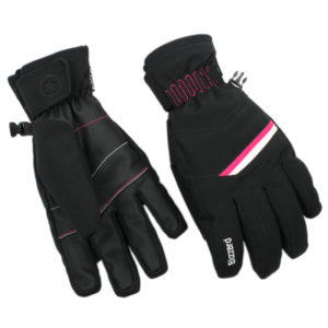 BLIZZARD-Viva Plose ski gloves, black/white/pink 20 Černá 6