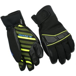 BLIZZARD-Profi ski gloves, black/neon yellow/blue Černá 9