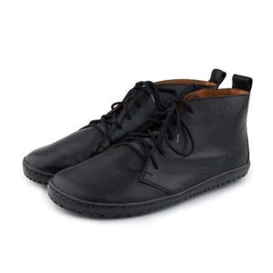 Vlnka Pánská barefoot kožená obuv Ondřej - černá - EU 42
