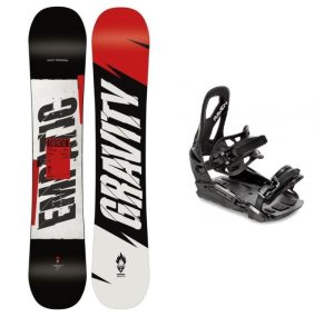 Gravity Empatic snowboard + Raven S230 Black vázání - 142 cm + M/L (EU 40-47)