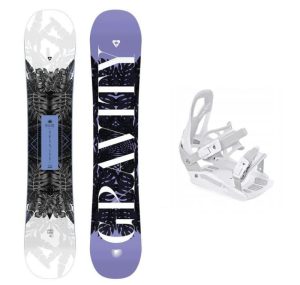 Gravity Trinity 23/24 dámský snowboard + Raven S230 White vázání