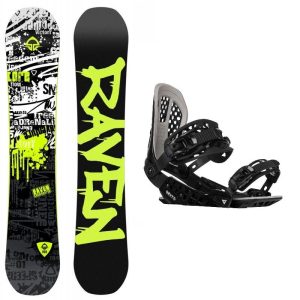 Raven Core Black snowboard + Gravity G2 black vázání - 150 cm + M (EU 39