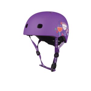 LED Floral purple M (52-56 cm) inline helma