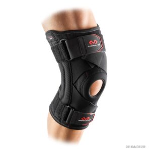McDavid 425 Knee Support w/ Stays and Cross Strap ortéza na koleno - L - černá