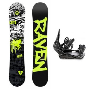 Raven Core Junior mini dětský snowboard + Raven S230 Black vázání - 110 cm + M/L (EU 40-47)