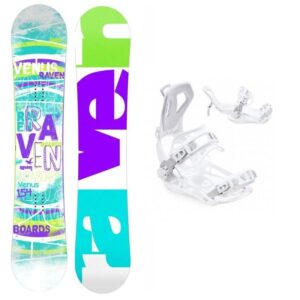 Raven Venus dámský snowboard + Raven FT360 white vázání - 141 cm + S (EU 35-40)