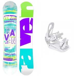 Raven Venus dámský snowboard + Raven S230 White snowboardové vázání - 141 cm + S/M (EU 37-42)
