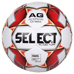 Select FB Flash Turf fotbalový míč bílá-červená
