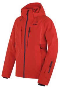 Husky Montry M červená pánská lyžařská bunda - XL