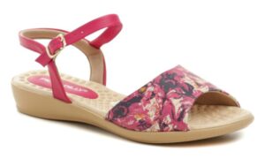 Piccadilly 500344-15 růžové květové dámské sandály - EU 40