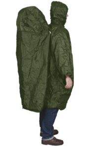 TravelSafe pláštěnka s kapsou na batoh Poncho olivová L/XL