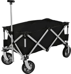 Xqmax Plážový vozík skládací černý