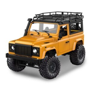 D90 Rock Crawler Defender 1:12, 4WD, 2,4 GHz, LED, 100% RTR, žlutá