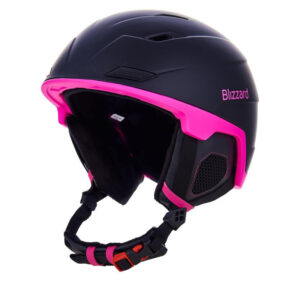 BLIZZARD-W2W Double ski helmet, black matt/magenta Černá 56/59 cm 23/24