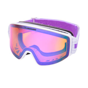 BLIZZARD-Ski Gog. 931 MDAZO, white shiny, rosa2, purple REVO Bílá UNI
